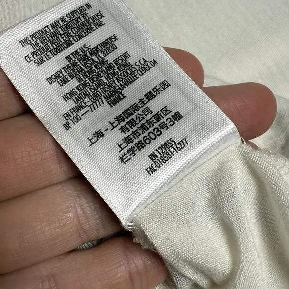 Disney Parks 2017 Cinderella Castle Graphic Tee Rhinestones Women’s Small USA - Picture 12 of 13